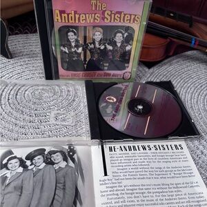 The Andrews Sisters CD Album duo , Bing Crosby and Bob Hope
